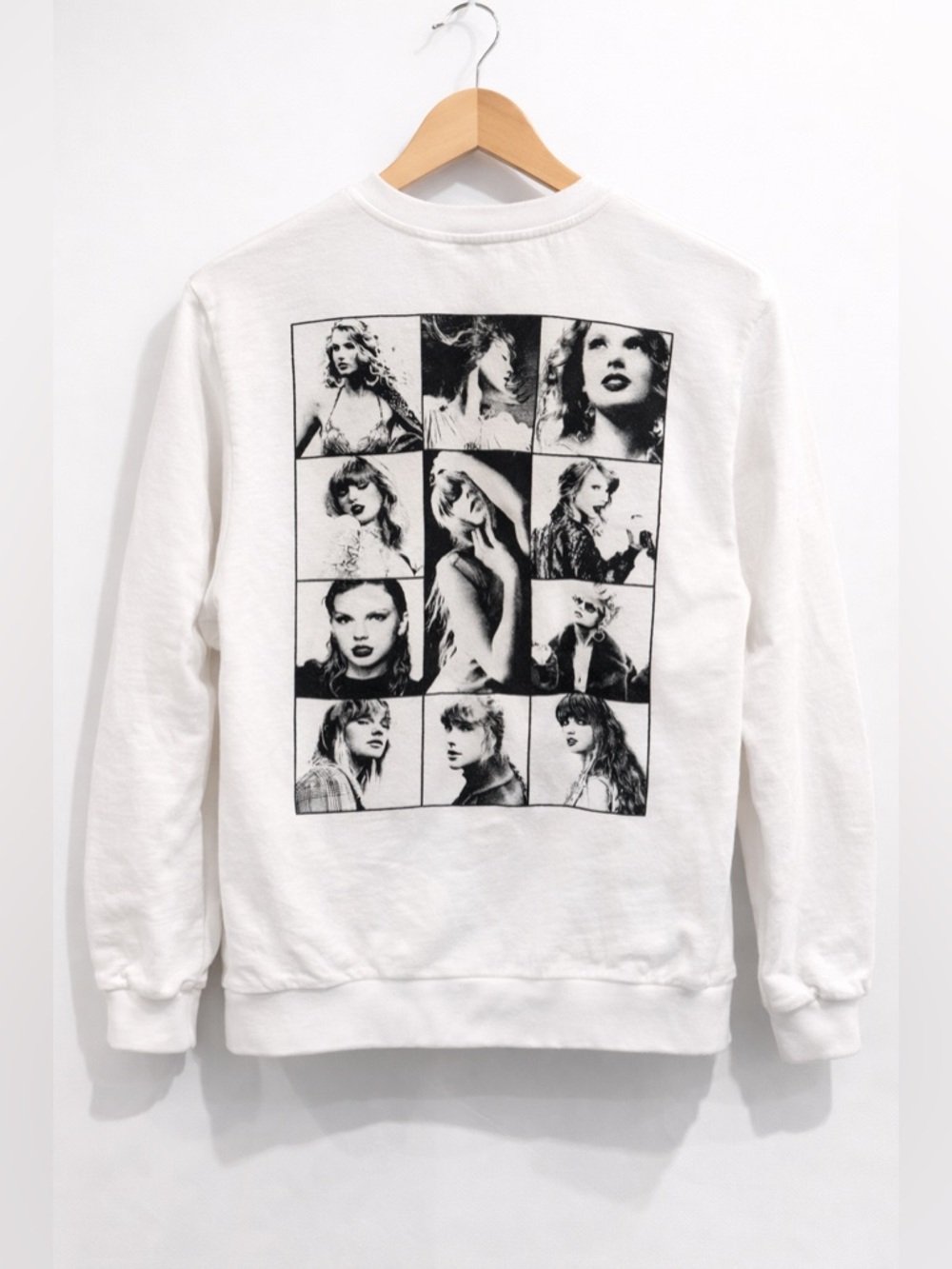 Taylor Swift Eras Tour Sweatshirt Small White Official Concert Merch NWOT